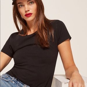 Reformation 70s Tee Black